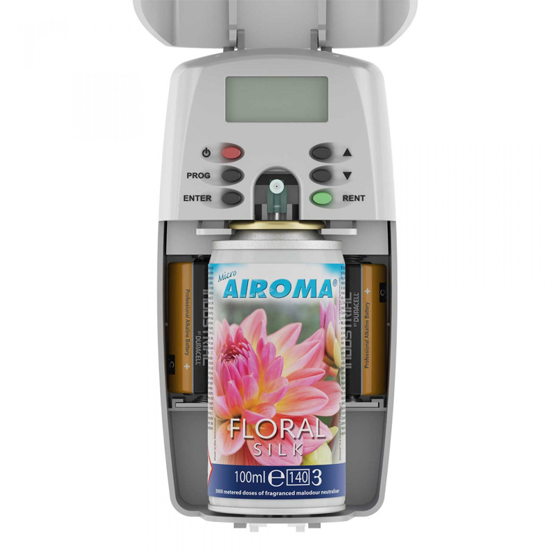 Diffuseur automatique de parfums MICRO AIROMA pour les sanitaires 
