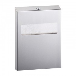 Toilet seat cover dispenser in stainless steel ELITE in bushed finish