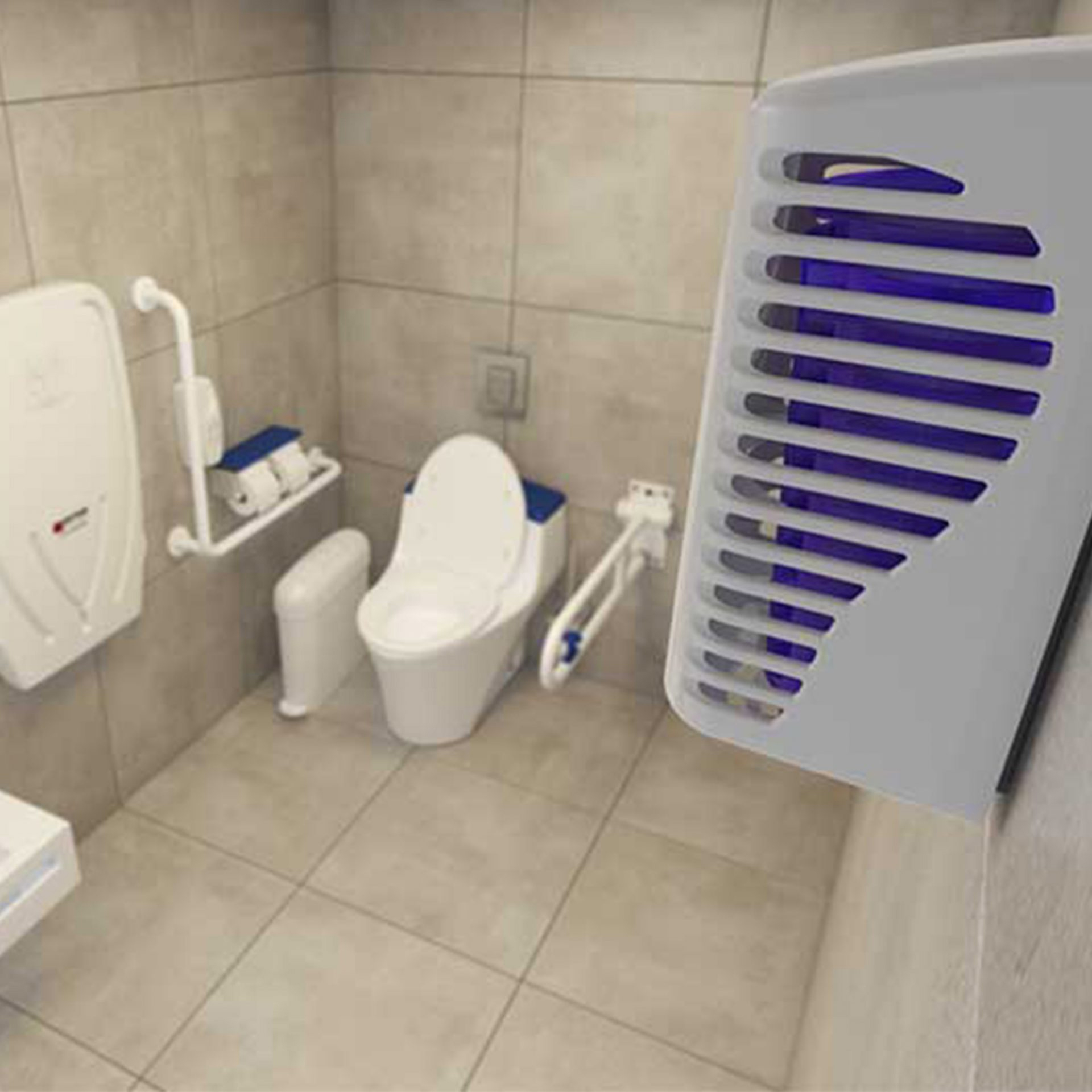 Diffuseur parfum WC écologique V-AIR SOLID à diffusion passive